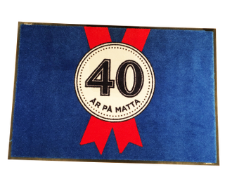 Logomatte - 40 år på matta